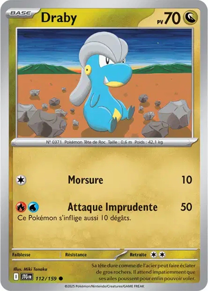 Pokémon - Draby (JTG 112/159) - Aventures Ensemble