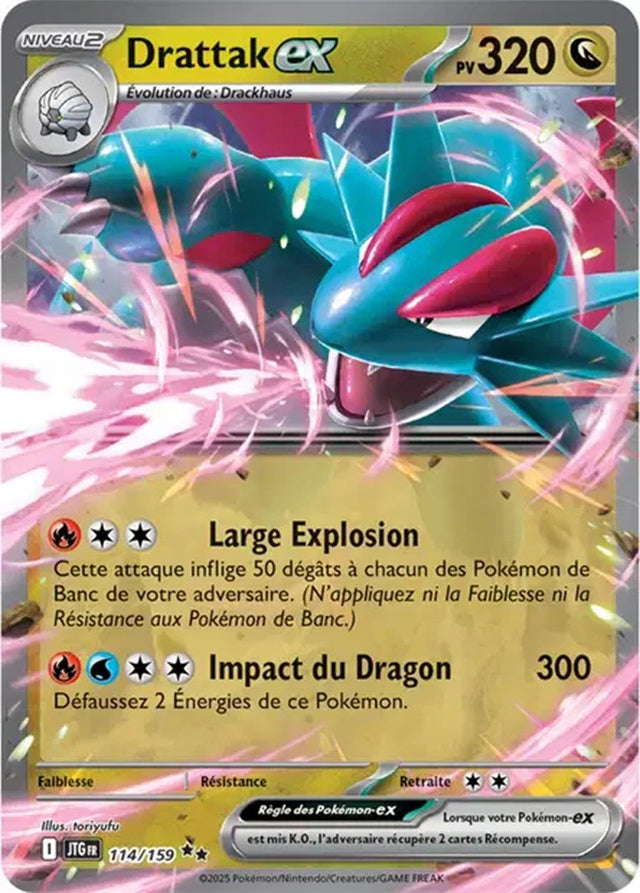 Pokémon - Drattak ex (JTG 114/159) - Aventures Ensemble