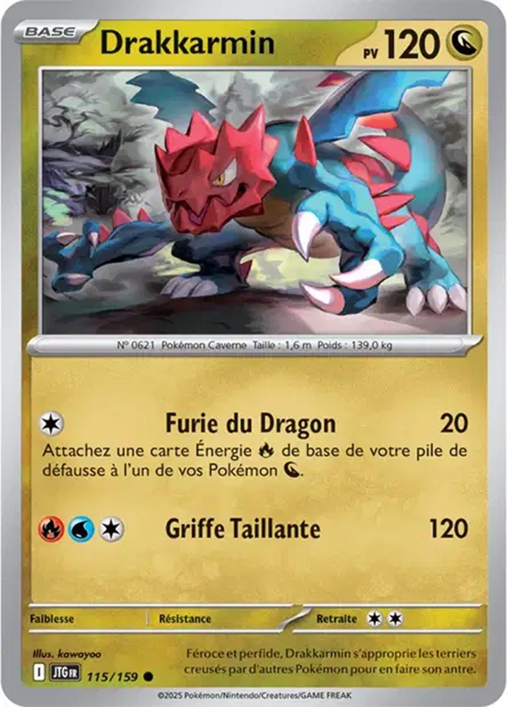 Pokémon - Drakkarmin (JTG 115/159) - Aventures Ensemble