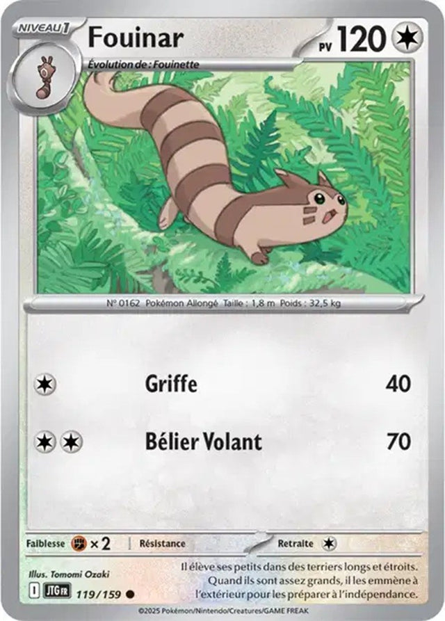 Pokémon - Fouinar (JTG 119/159) - Aventures Ensemble