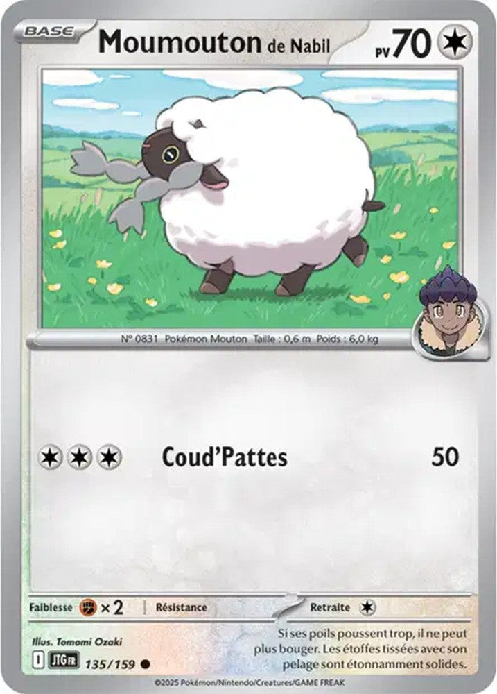 Pokémon - Moumouton de Nabil (JTG 135/159) - Aventures Ensemble