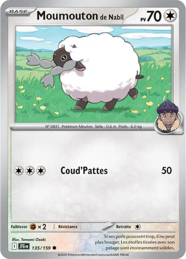 Pokémon - Moumouton de Nabil (JTG 135/159) - Aventures Ensemble