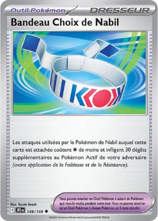 Pokémon - Bandeau Choix de Nabil (JTG 148/159) - Aventures Ensemble