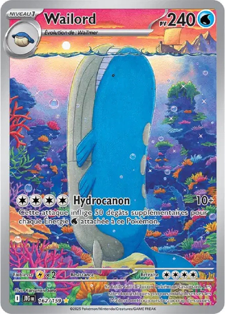 Pokémon - Wailord (JTG 162/159) - Aventures Ensemble