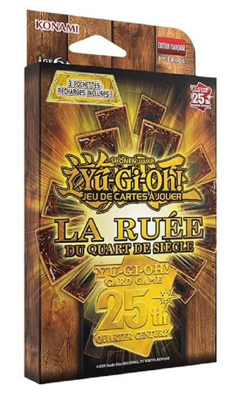 Yu-Gi-Oh! Pack de 3 Boosters : La Ruée du Quart de Siècle