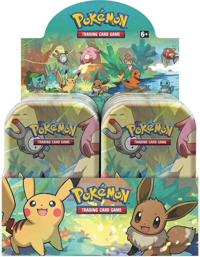 Pokémon - Display Mini Tins Kanto 2019 (Reprint 2025) - Lot des 5 Différentes