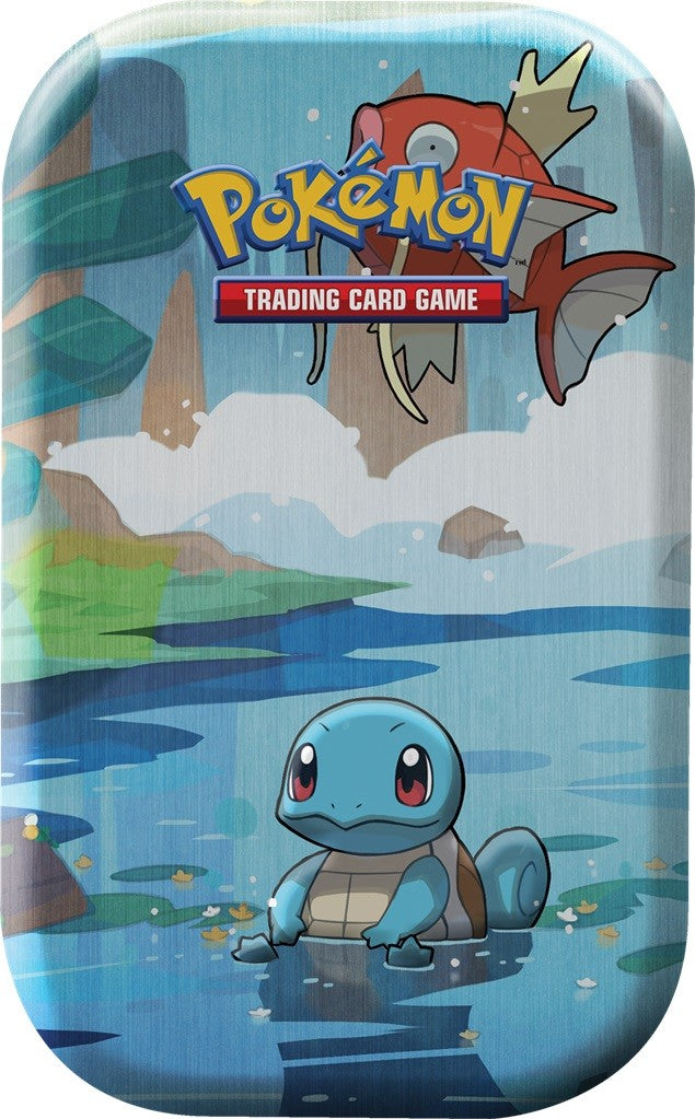 Pokémon - Mini Tins Carapuce Kanto 2019 (Reprint 2025) - Lot des 5 Différentes