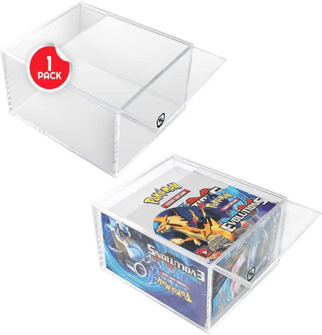 Pokémon - Protection Display Acrylique Plexiglas with sliding lid anti-UV 4.0MM - EVORETRO
