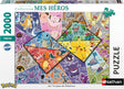 Pokémon - Puzzle Pokémon Les 16 types de Pokémon - 2000 pièces - Ravensburger Nathan
