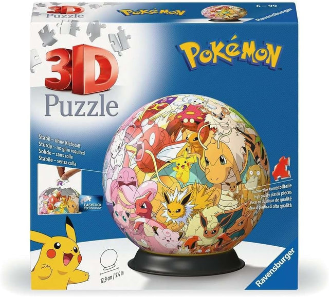 Pokémon - Puzzle 3D Ball Région de Kanto - Ravensburger