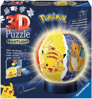 Pokémon - Puzzle 3D Ball Illuminé Pokémon - Ravensburger