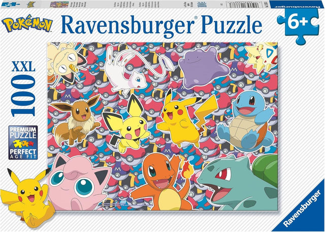 Pokémon - Puzzle Prêt pour la Bataille ! / Pokémon - 100 pièces - Ravensburger