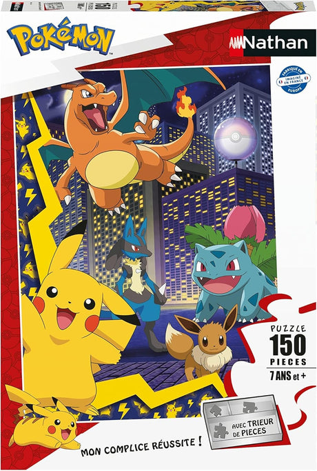 Pokémon - Puzzle La ville des Pokémon - 150 pièces - Nathan