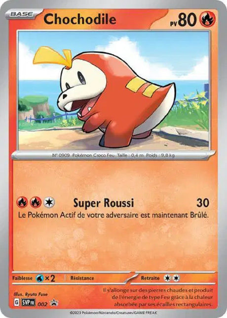 Chochodile (SVP 002) - Promo Écarlate & Violet - Carte Pokémon
