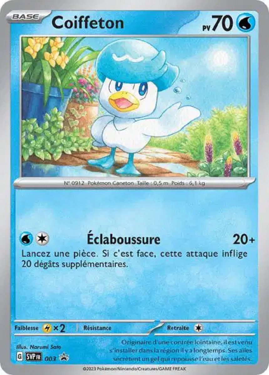 Coiffeton (SVP 003) - Promo Écarlate & Violet - Carte Pokémon