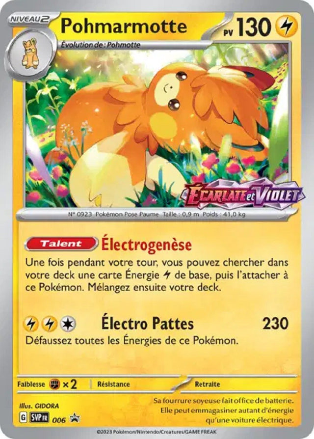 Pohmarmotte (SVP 006) - Promo Écarlate & Violet - Carte Pokémon