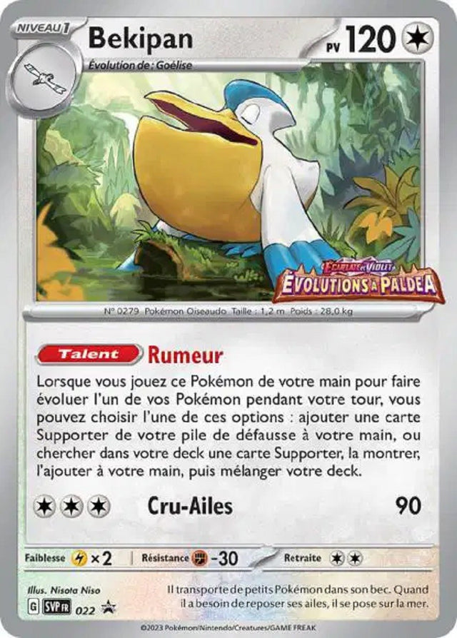 Bekipan (SVP 022) - Promo Écarlate & Violet - Carte Pokémon