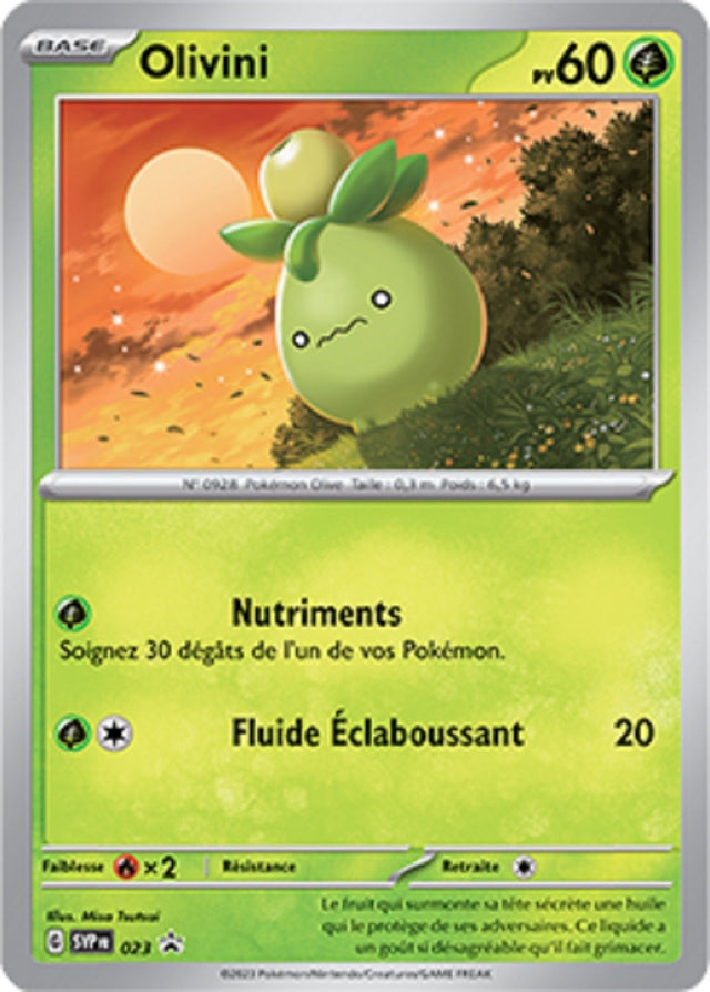 Olivini (SVP 023) - Promo Écarlate & Violet - Carte Pokémon