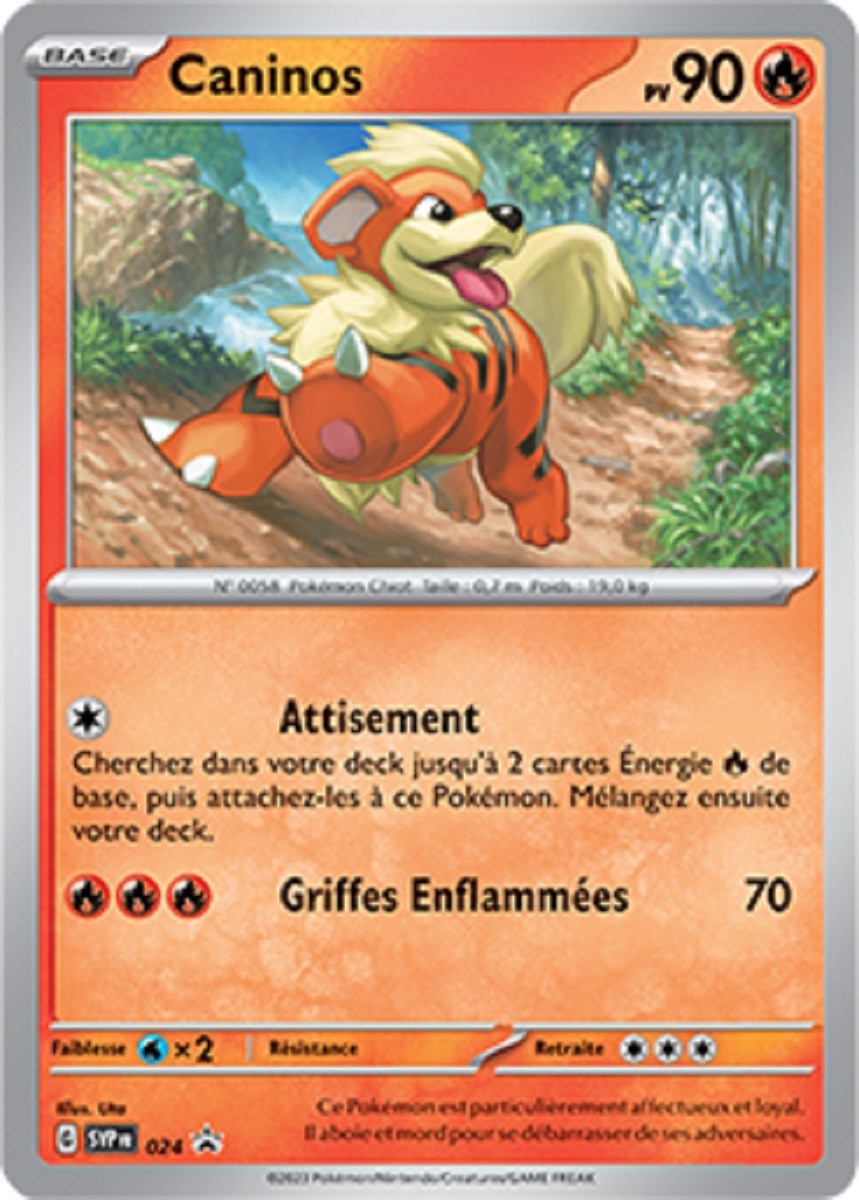 Caninos (SVP 024) - Promo Écarlate & Violet - Carte Pokémon