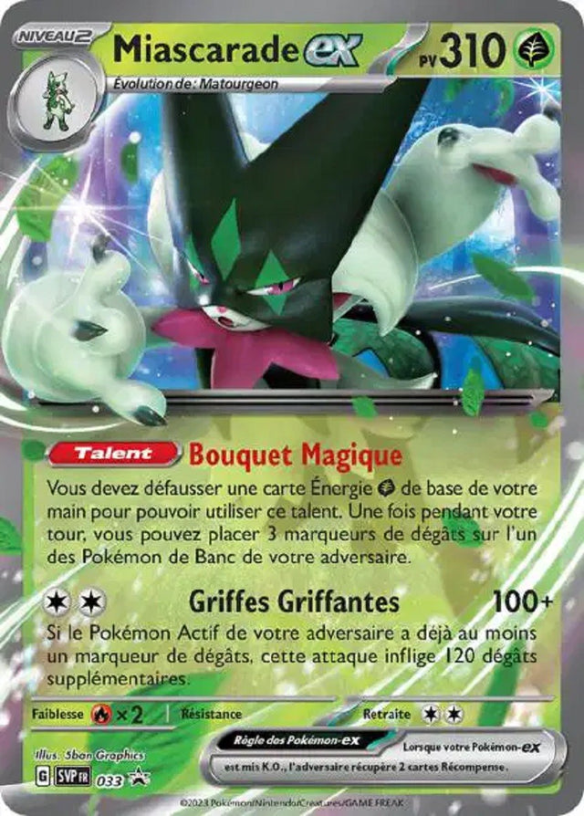 Miascarade ex (SVP 033) - Promo Écarlate & Violet - Carte Pokémon