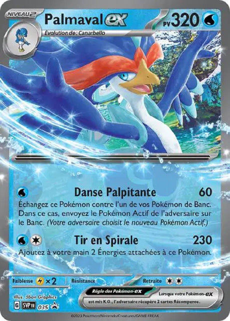 Palmaval ex (SVP 035) - Promo Écarlate & Violet - Carte Pokémon
