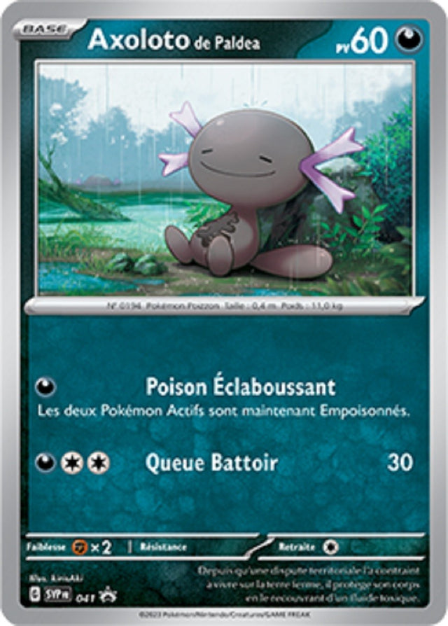 Axoloto de Paldea (SVP 041) - Promo Écarlate & Violet - Carte Pokémon