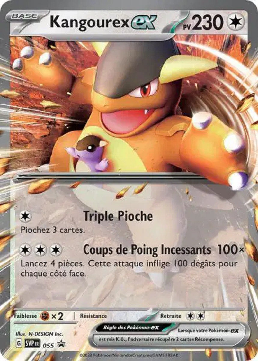 Kangourex ex (SVP 055) - Promo Écarlate & Violet - Carte Pokémon