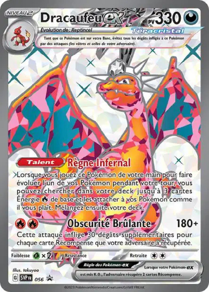 Dracaufeu ex (SVP 056) - Promo Écarlate & Violet - Carte Pokémon