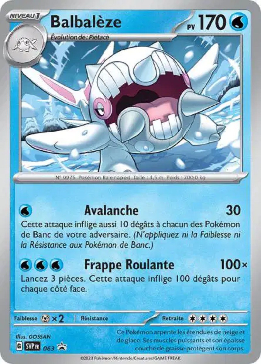 Balbalèze (SVP 063) - Promo Écarlate & Violet - Carte Pokémon