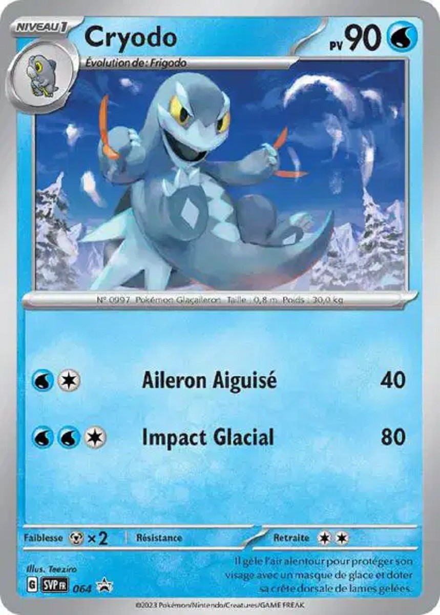 Cryodo (SVP 064) - Promo Écarlate & Violet - Carte Pokémon