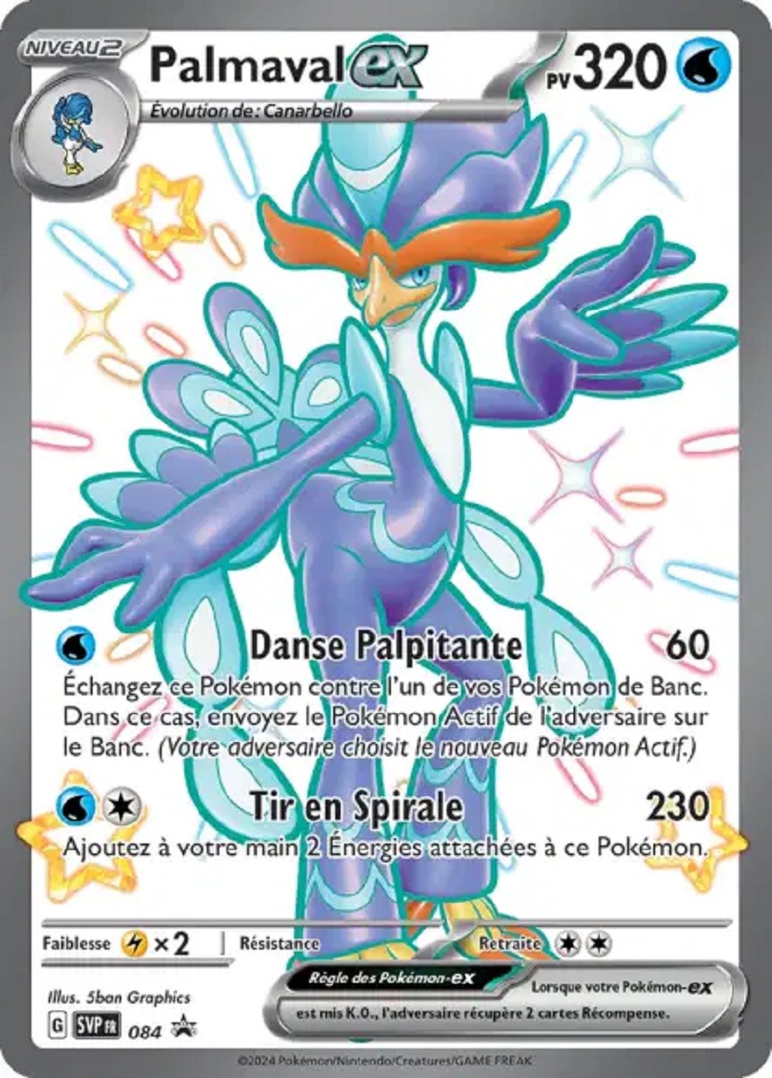 Palmaval ex (SVP 084) - Promo Écarlate & Violet - Carte Pokémon