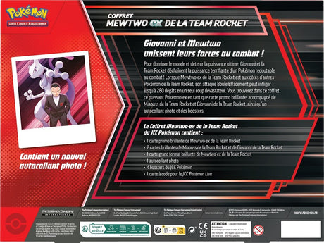 Pokémon - Coffret Mewtwo Ex de la Team Rocket (Juin 2025)
