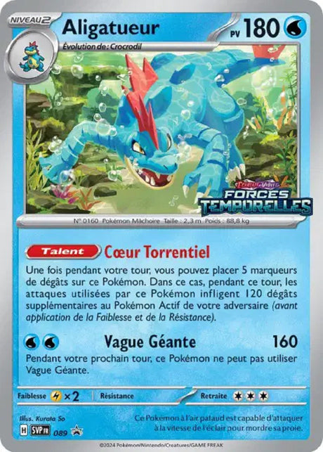 Aligatueur (SVP 089) - Promo Écarlate & Violet - Carte Pokémon