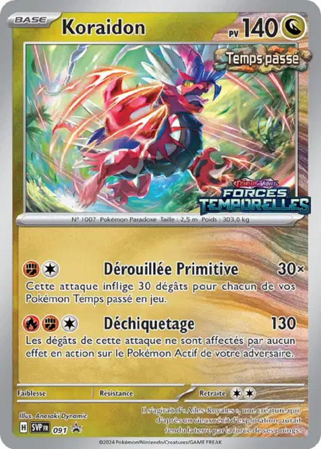 Koraidon (SVP 091) - Promo Écarlate & Violet - Carte Pokémon