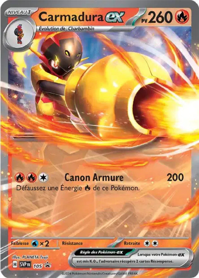 Carmadura ex (SVP 105) - Promo Écarlate & Violet - Carte Pokémon