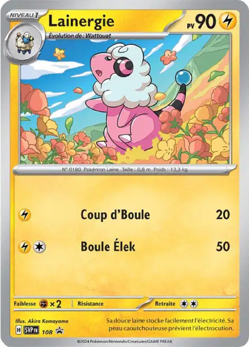 Lainergie (SVP 108) - Promo Écarlate & Violet - Carte Pokémon