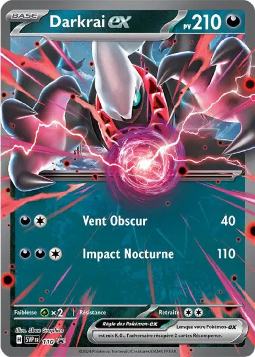 Darkrai ex (SVP 110) - Promo Écarlate & Violet - Carte Pokémon