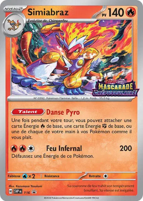 Simiabraz (SVP 116) - Promo Écarlate & Violet - Carte Pokémon
