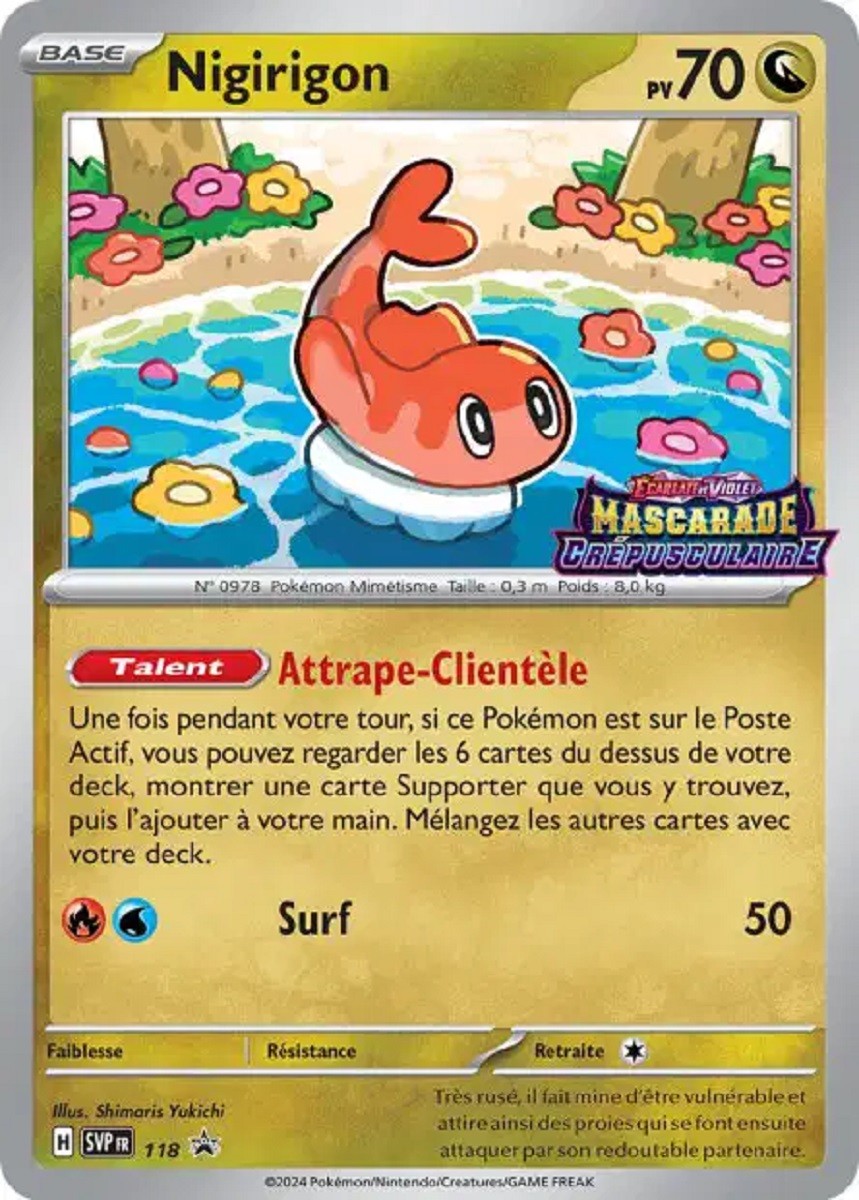 Nigirigon (SVP 118) - Promo Écarlate & Violet - Carte Pokémon