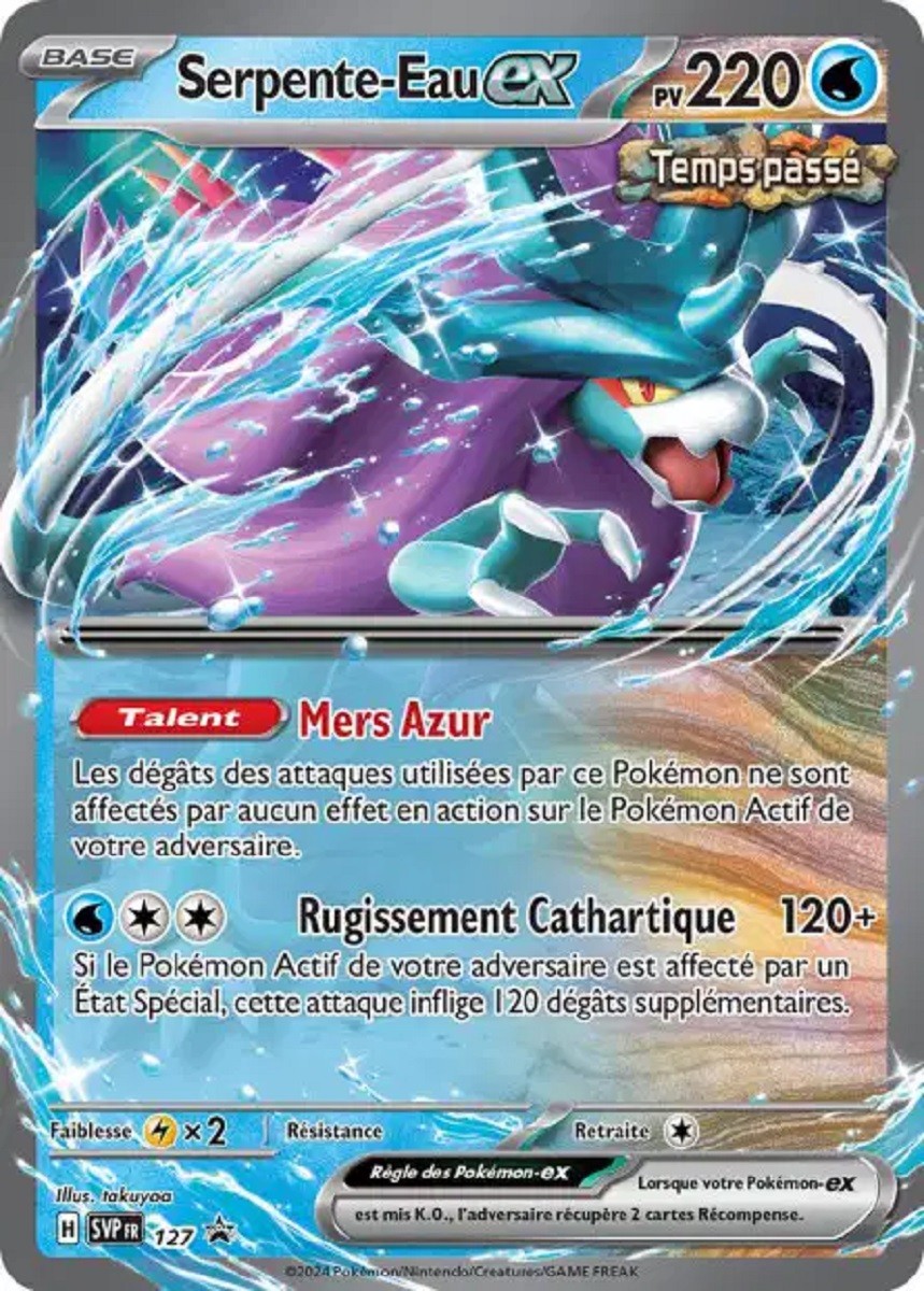 Serpente-Eau ex (SVP 127) - Promo Écarlate & Violet - Carte Pokémon