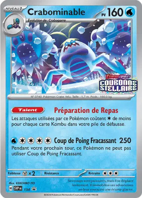 Crabominable (SVP 134) - Promo Écarlate & Violet - Carte Pokémon