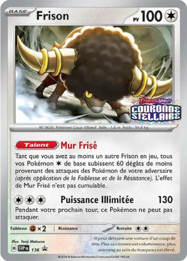 Frison (SVP 136) - Promo Écarlate & Violet - Carte Pokémon