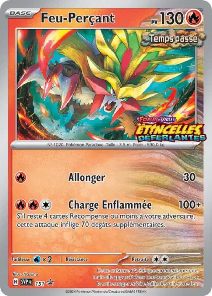 Feu-Perçant (SVP 151) - Promo Écarlate & Violet - Carte Pokémon