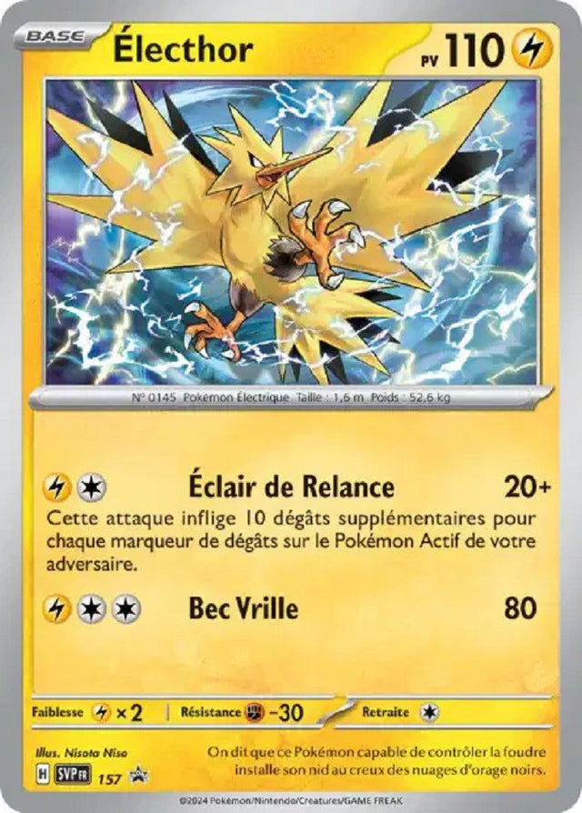 Électhor (SVP 157) - Promo Écarlate & Violet - Carte Pokémon