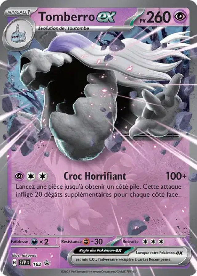 Tomberro ex (SVP 162) - Promo Écarlate & Violet - Carte Pokémon