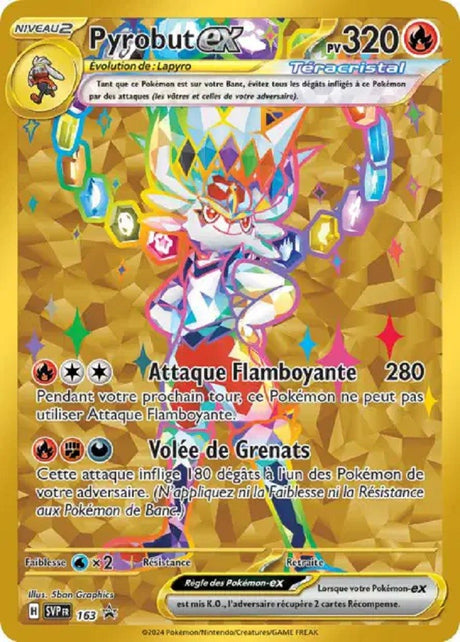 Pyrobut ex (SVP 163) - Promo Écarlate & Violet - Carte Pokémon