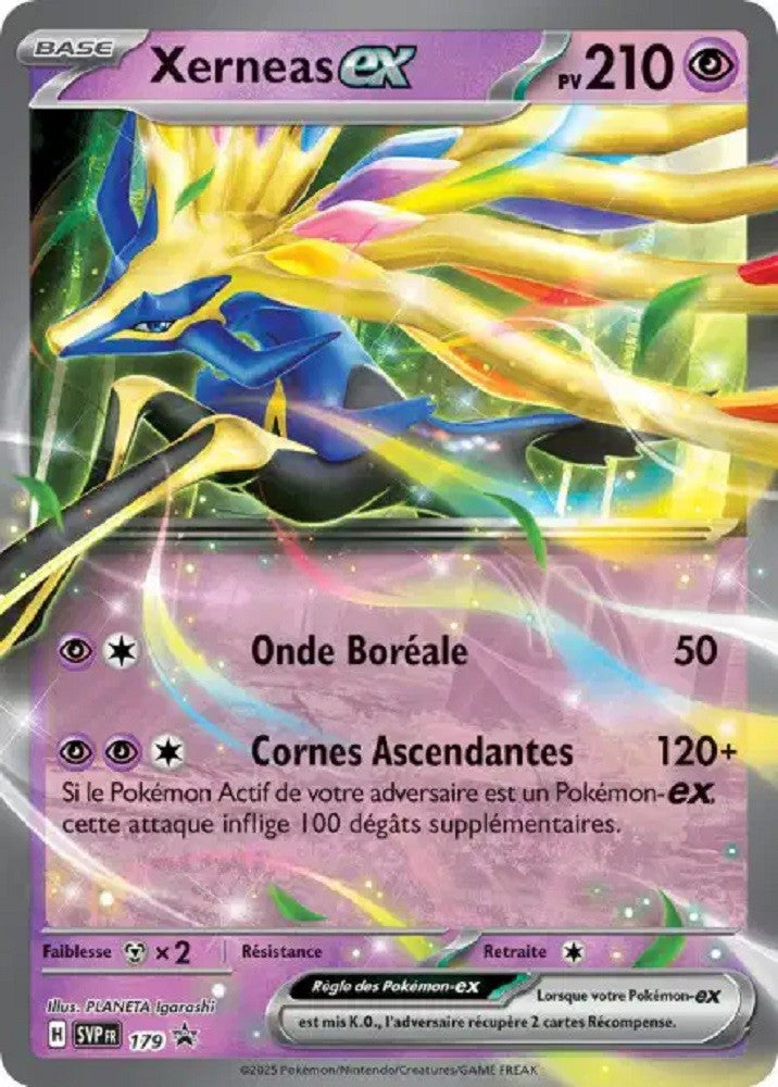 Xerneas ex (SVP 179) - Promo Écarlate & Violet - Carte Pokémon