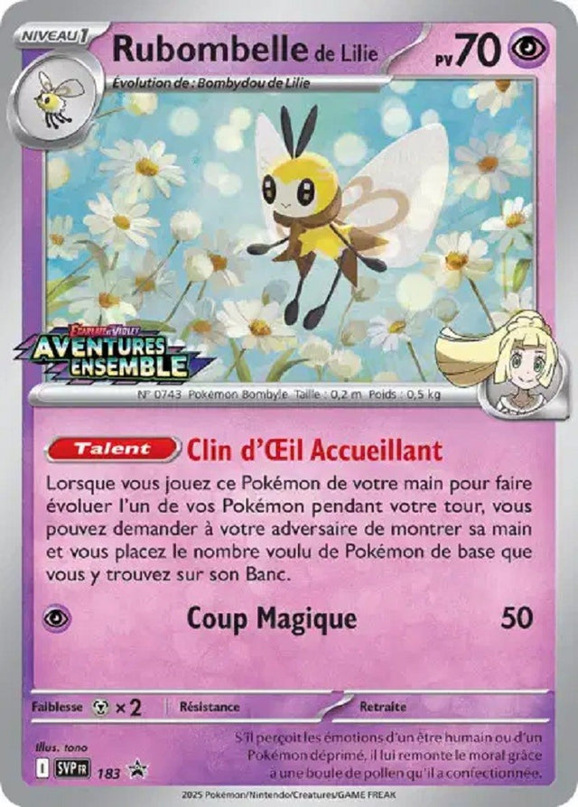 Rubombelle de Lilie (SVP 183) - Promo Écarlate & Violet - Carte Pokémon