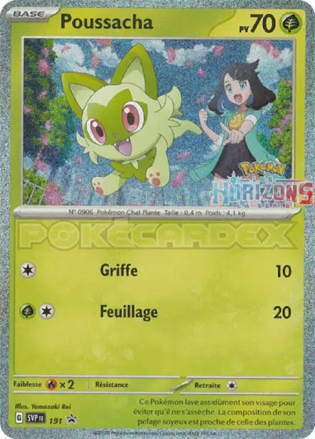 Poussacha (SVP 191) - Promo Écarlate & Violet - Carte Pokémon