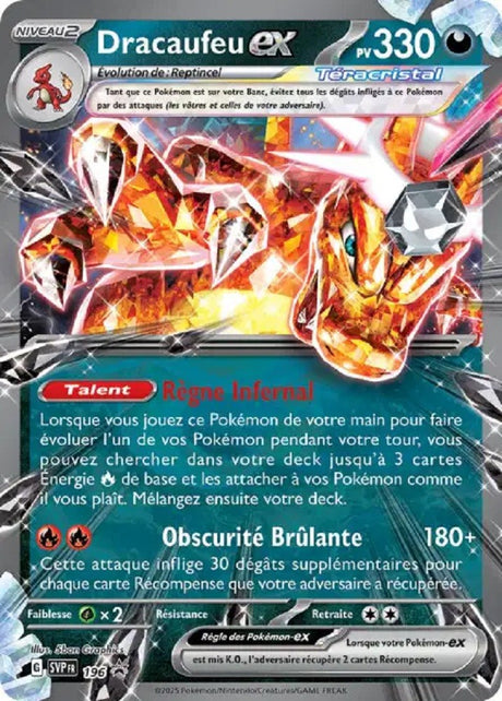 Dracaufeu ex (SVP 196) - Promo Écarlate & Violet - Carte Pokémon